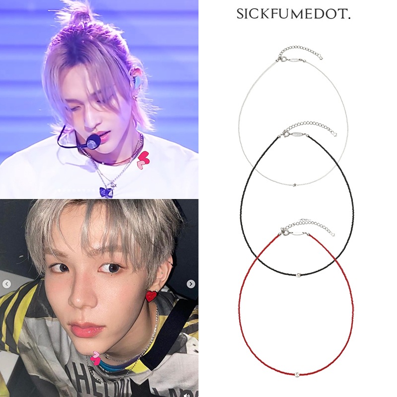 ［RIIZEウォンビン,ショウタロウ，ソ日 着用]Silver Star Cube Necklace 4,662円