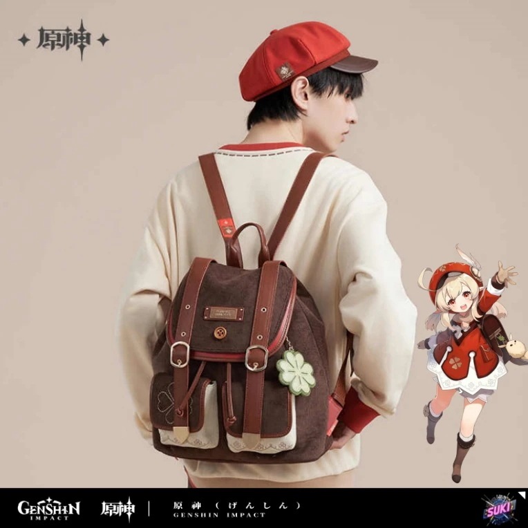 【プロ品質を極める!】原神 / クレー / インプレッションシリーズ リュックサック / Genshin Impact Klee 可莉 げんしん コスプレ アニメグッズ 痛バッグ
