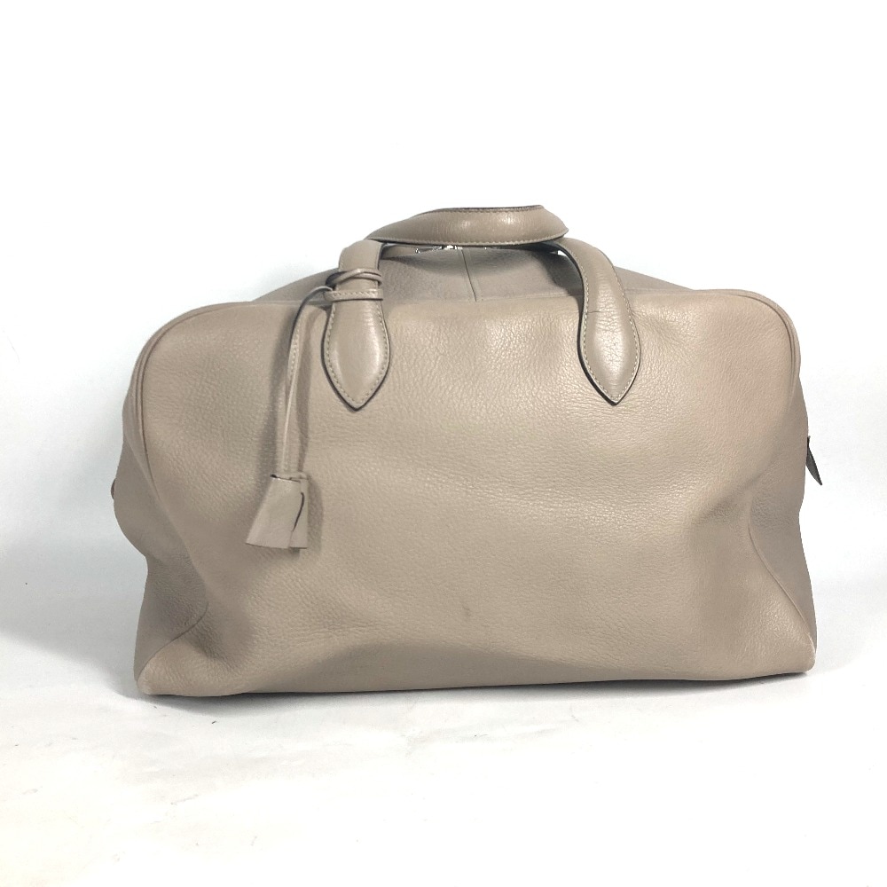 ボストンバッグ ヴィクトリア 43 ショルダーバッグ カバン 肩掛け トリヨンクレマンス ベージュ