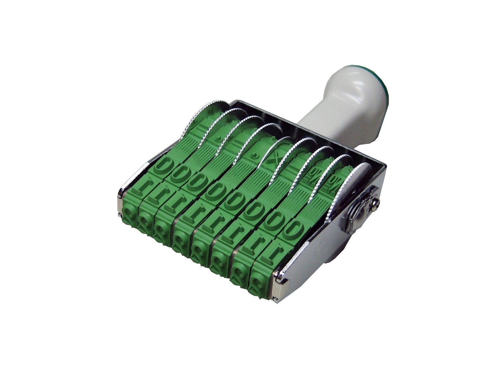 サンビー スタンプ 回転印 テクノタッチ 欧文8連 明朝体 1号 TK-018