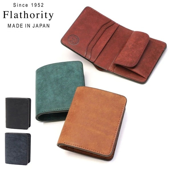 財布 二つ折り財布 メンズ レディース ミニ コンパクト サイフ レザー ブランド 日本製 ミニマル プエブロレザー 牛革 FP-511 11,880円