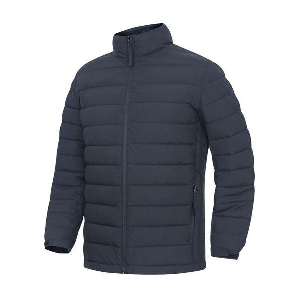 冬のベーシック超軽量ハイネックジップアップパディングジャンパー ジャケット ゴルフジャケット 作業服_P408766961