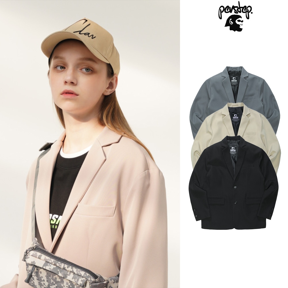 [PERSTEP] Two-Button Basic Blazer