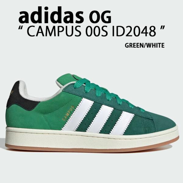 ID2048 スニーカー CAMPUS 00S GREEN WHITE シューズ