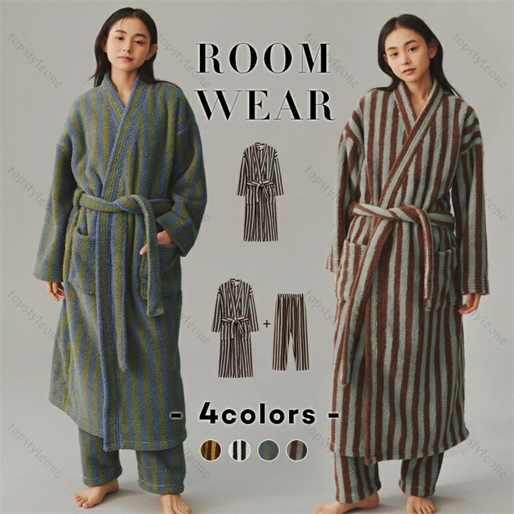 ロングガウン　ルームウェア パジャマ　レディース 冬 寝巻き 前開き ふわふわ 暖かい 部屋着　 もこもこ パジャマ ふわふわ 暖かい 部屋着 モコモコ おしゃれ 無地 パジャマ 洗える 暖かい