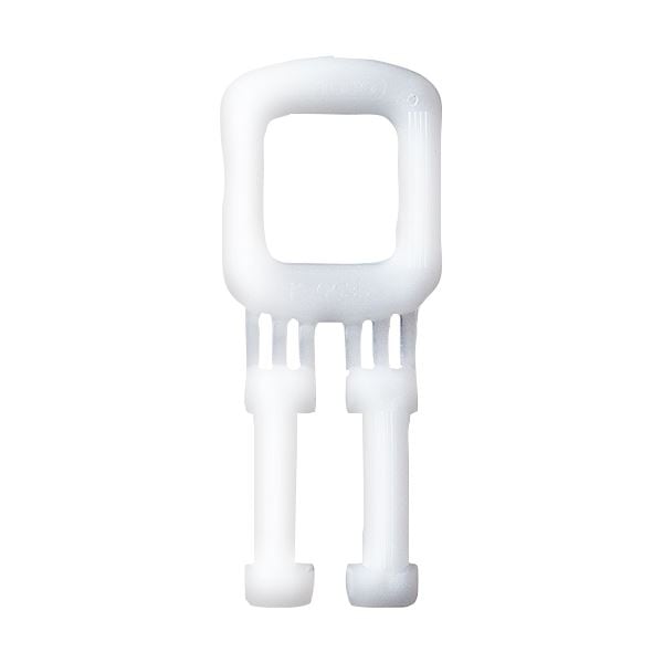 （まとめ） TANOSEE PPバンドストッパー 15mm 白 1パック（1000個） (×2セット)