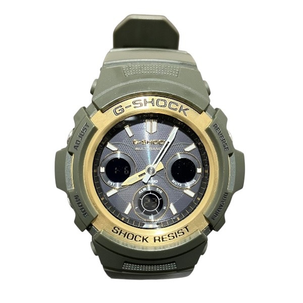 カシオ G-SHOCK AWG-M100A 電波ソーラー 時計 腕時計 メンズ 【中古】