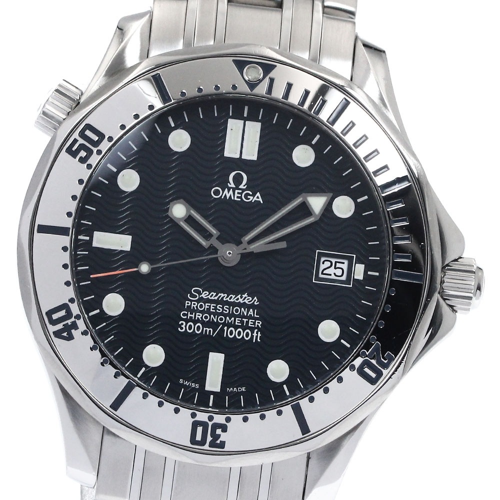 オメガ OMEGA 2532.80 シーマスター300 デイト 自動巻き メンズ _889853【中古】