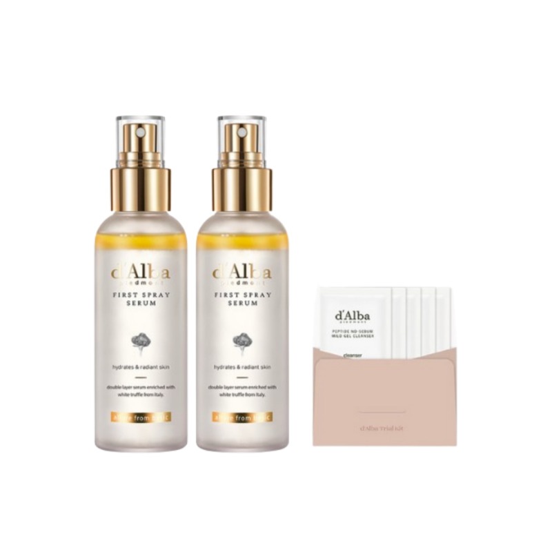 ホワイト トリュフ ファースト スプレー セラム100ml x2+弱酸性 ジェル クレンザー 15ml