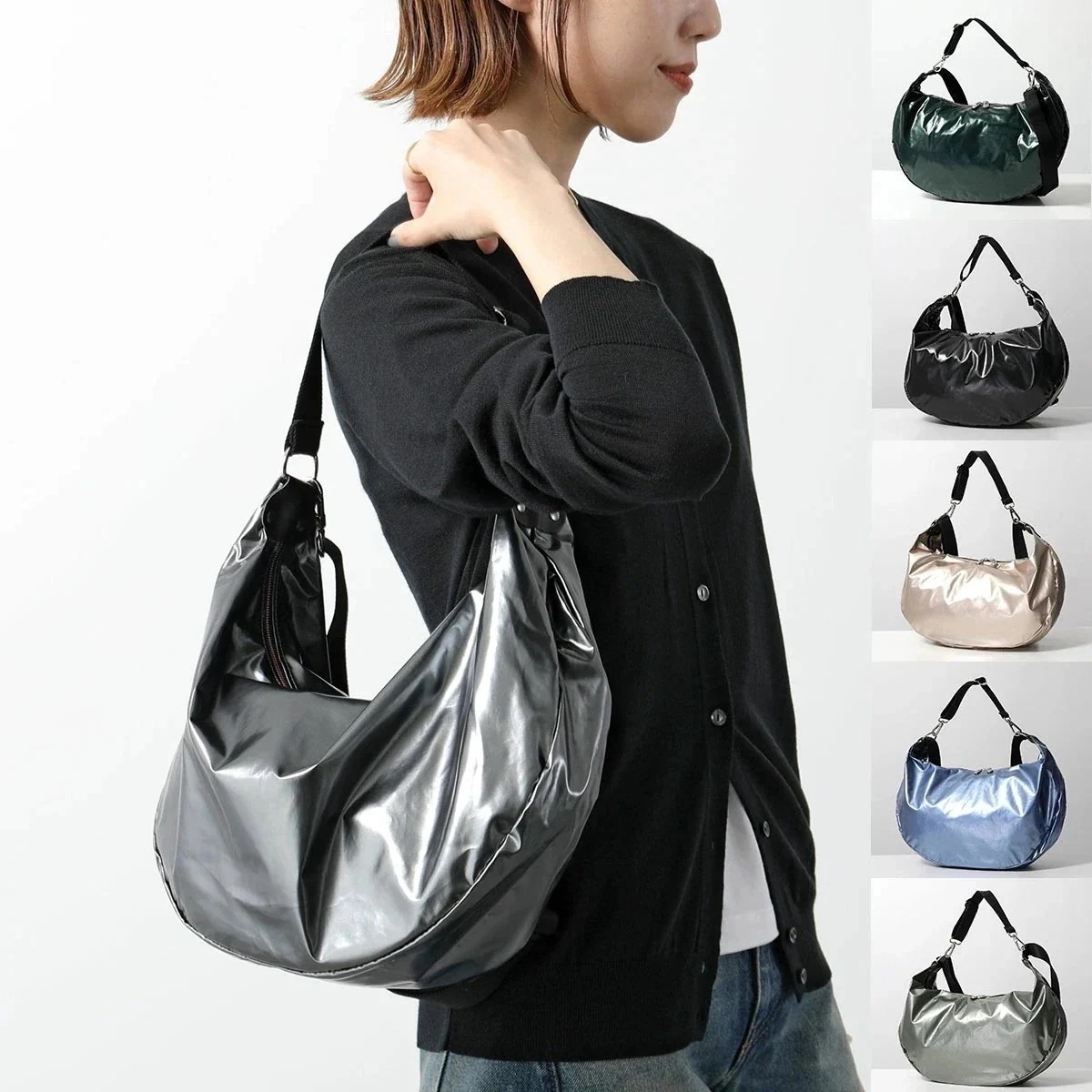 jack gomme ジャックゴム ショルダーバッグ LIGHT ORIGINAL 1969 CHARLIE レディース ハンドバッグ ナイロン ポーチ付き 軽 【mega】