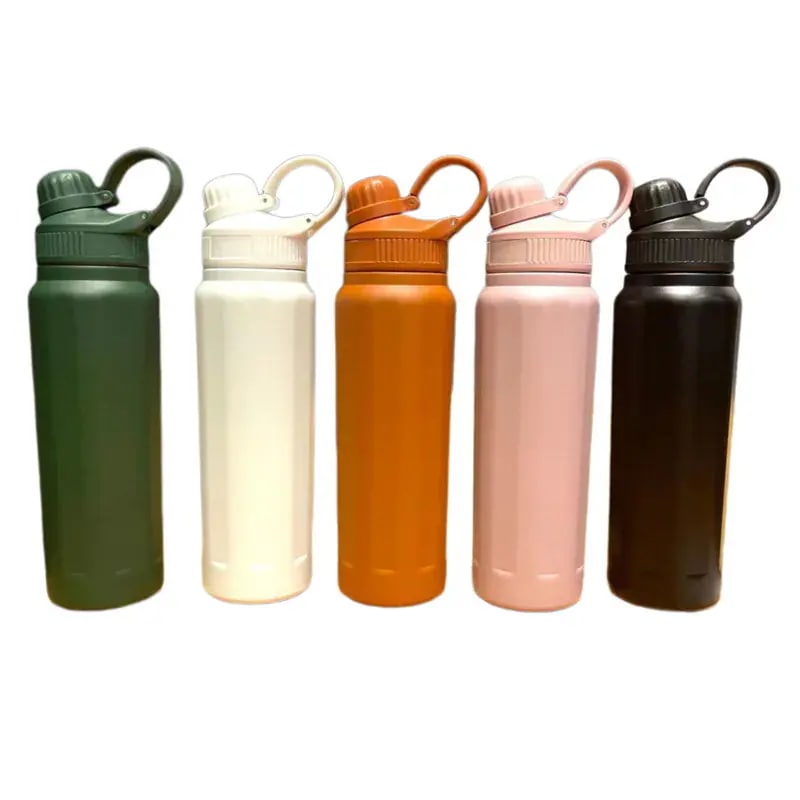 1つ買うと10個無料韓国 水筒 ボトル 魔法瓶 800ml 大容量の保温 保冷 超軽量 屋外スポーツ マット耐久性高い 携帯式 直飲 二重断熱 構造 真空断熱 男女兼用