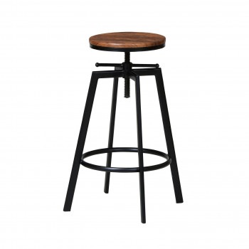 弘益（KOEKI） UTILITY ライクビンテージ ハイスツール ブラウン VHS30BR