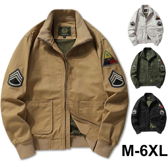 ジャケット メンズ 春 フライトジャケット 秋 ジャケット ミリタリー ma-1 ショート丈 ジャンパー 無地 シンプル ライトアウター ジャンパー ミリタリー風 メンズ ファッション カジュアル 切