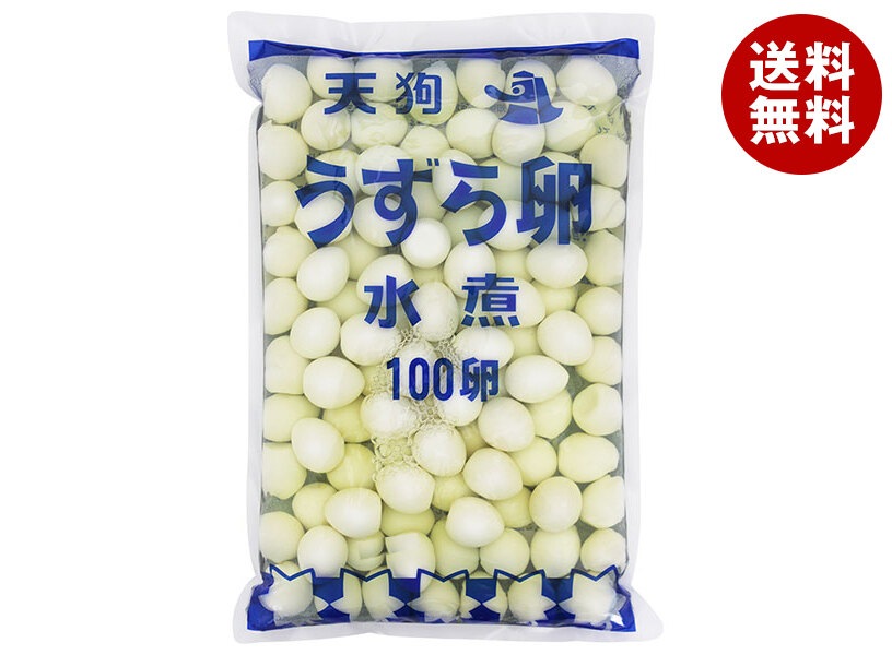 天狗缶詰 うずら卵 水煮 国産 100個×4袋入
