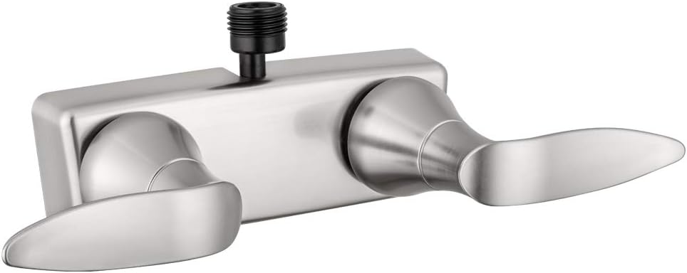 Dura Faucet DF-SA100LH-SN RVシャワー蛇口バルブ切替弁 羽根付きレバー付き(サテンニッケル)