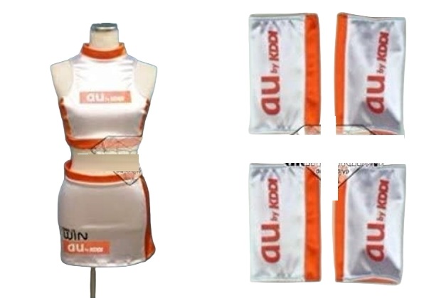 コスプレ衣装au風レースクイーン4点セット クリスマスハロウィン イベント仮装 コスチューム