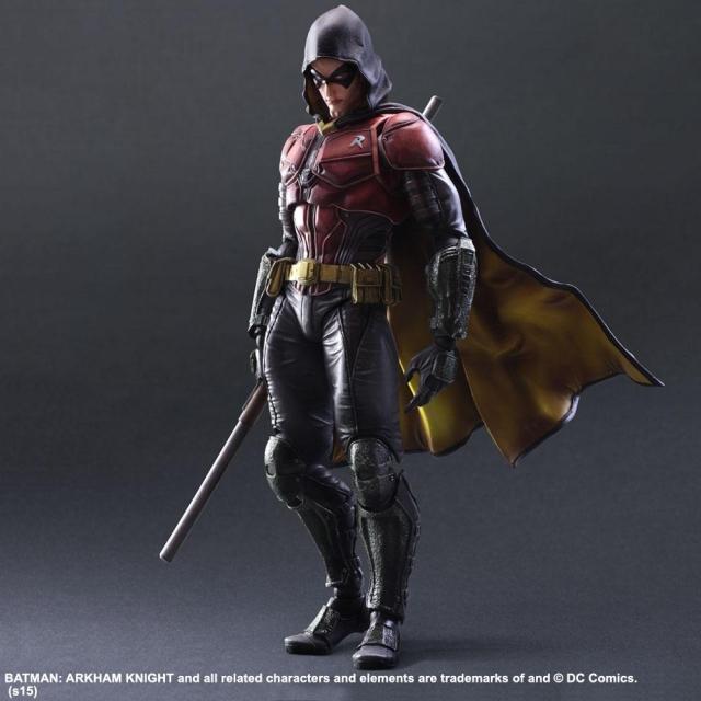 pa改造バットマン アーカム・ナイト ロビン 可動アクションフィギュア 置物モデル