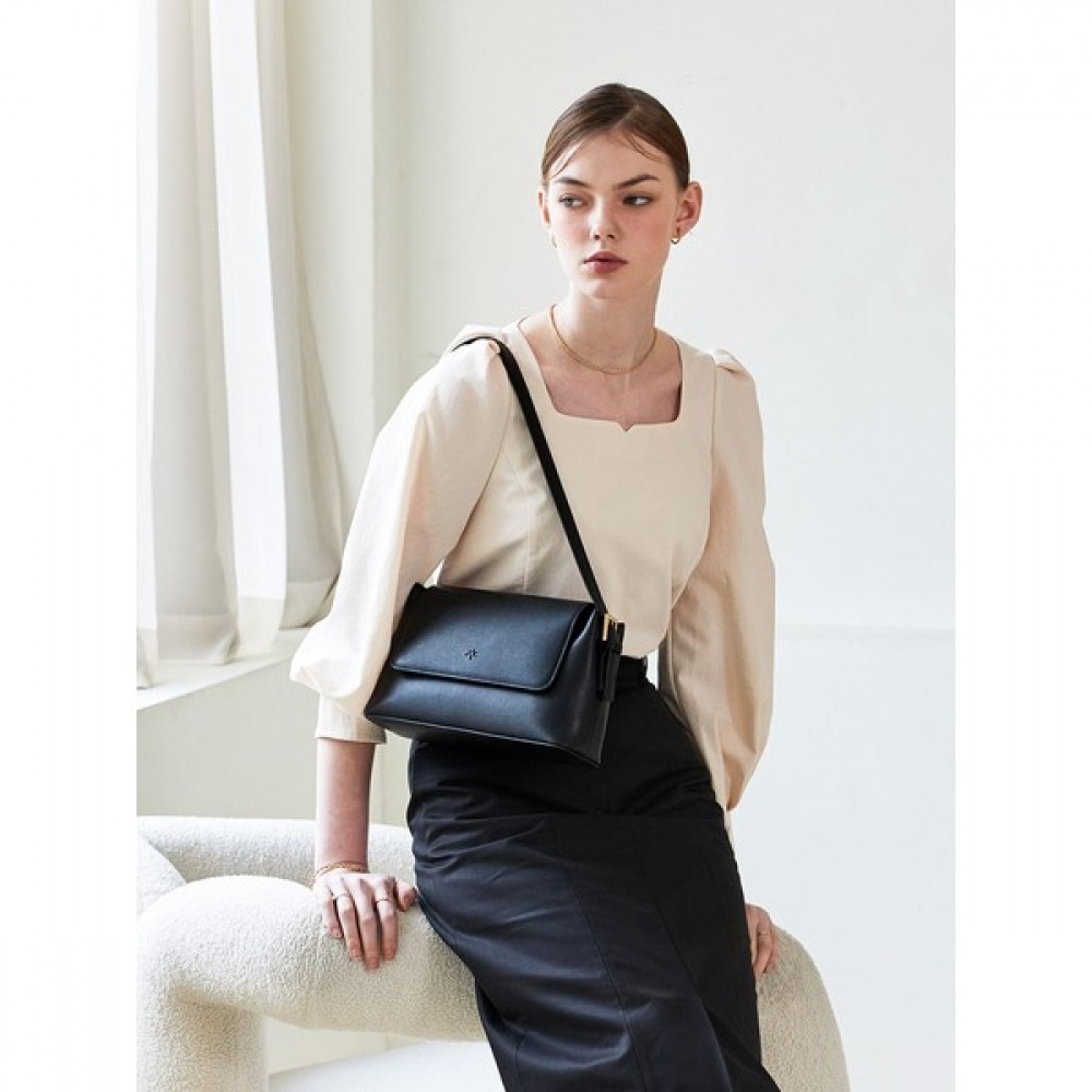 (モナック) モナックモニカバゲットバッグブラック AP15-2170-BK