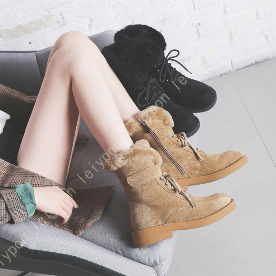 レディース 靴 スノーブーツ ショートブーツ スノーシューズ 新作 冬 防水 保温 無地おしゃれ クラシック ウォータープルーフ 防寒 防滑 カジュアル 7,829円