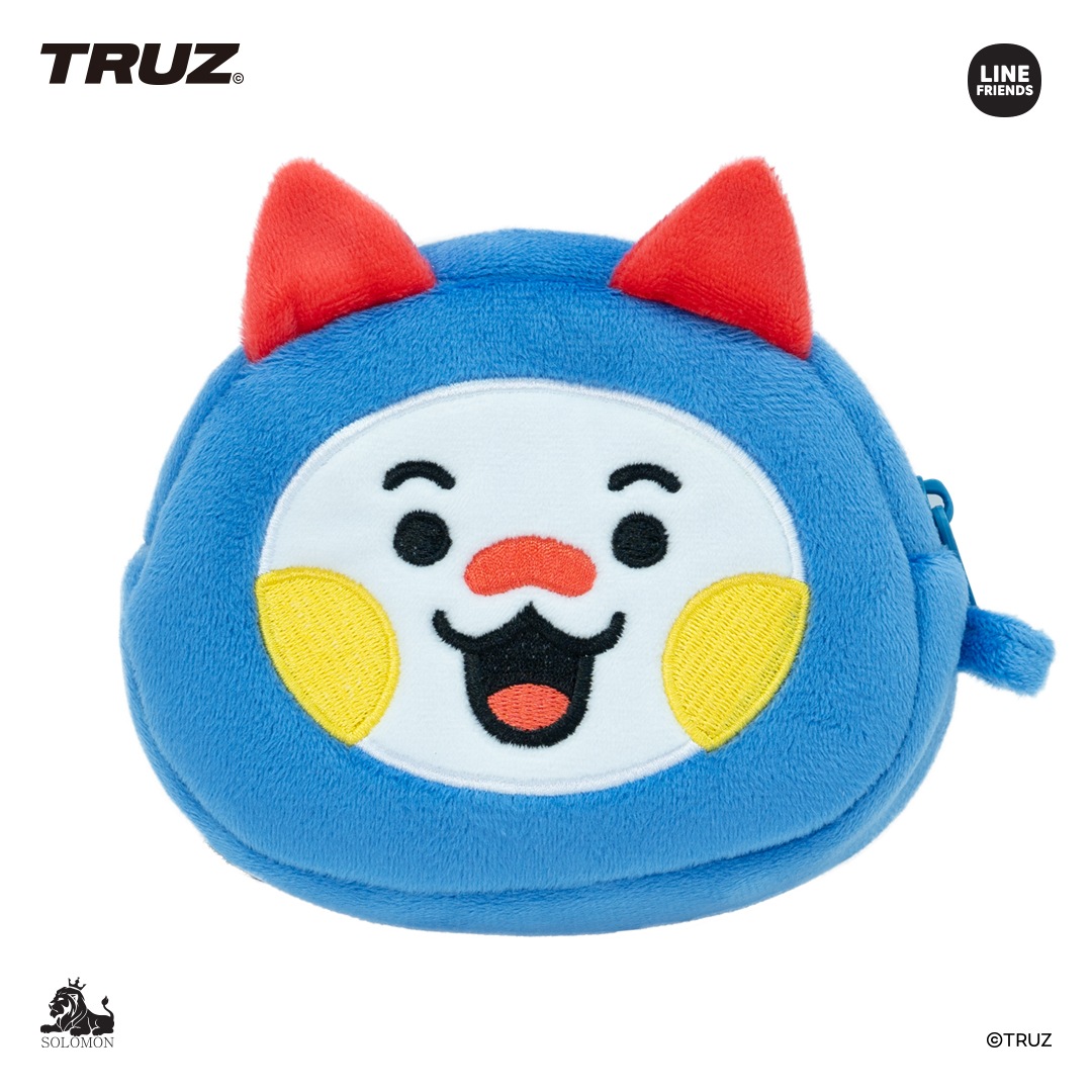 Qoo10] ラインフレンズ ソロモン商事 TRUZ フェイスポーチ_ KPOP