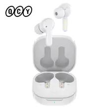 Qcy-Bluetooth v5.1を搭載したT13ヘッドセットワイヤレスタッチコントロールを備えたデバイスマイク4つのマイクHD通話アプリコントロール