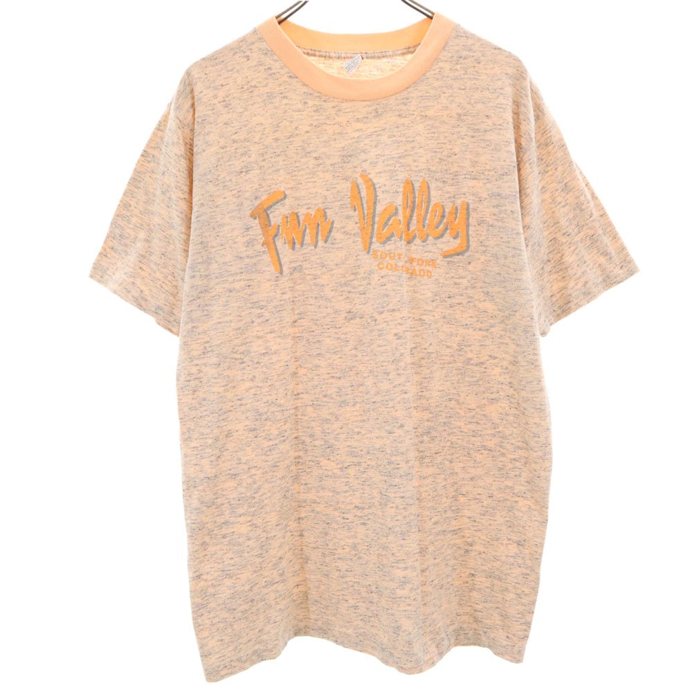 デッドストック　70s 70年代　フリルシャツ　ドレスシャツ　オレンジ　ブラウン 古着 60s 日本製 Penney's Towncraft レッド チェック 開襟