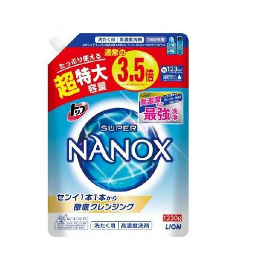 ライオン トップ スーパーNANOX (ナノックス) つめかえ用 超特大
