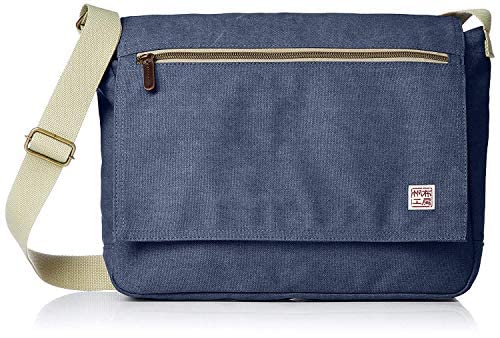 (はんぷこうぼう) ショルダーバッグ [ショルダーバッグ メンズ レディース キャンバス 斜め掛け A4 B4 帆布] 3X81 ネイビー