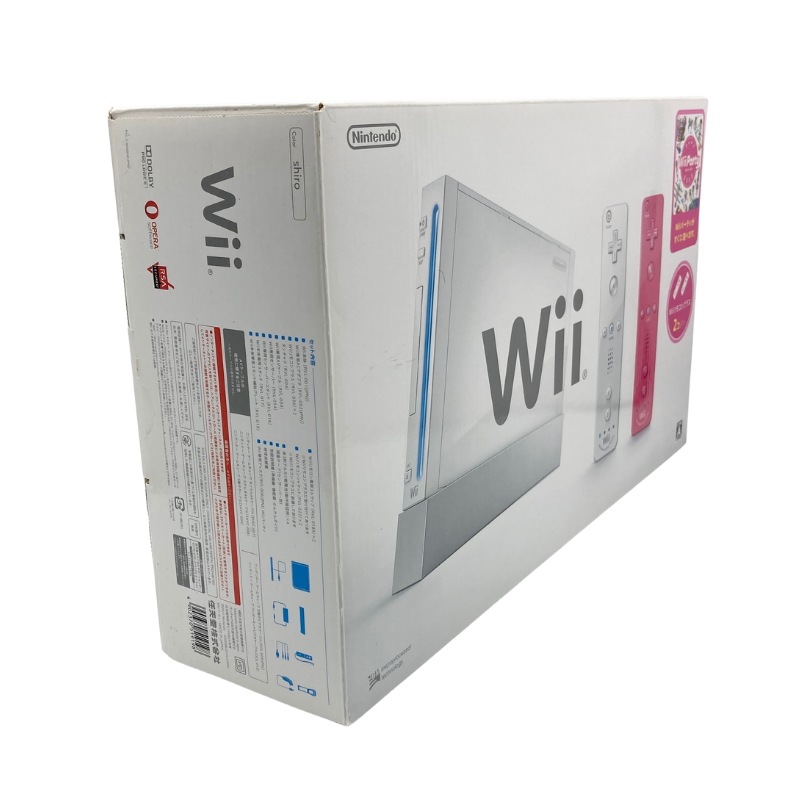 中古 Wii本体(シロ) Wiiリモコンプラス2個Wiiパーティ同梱