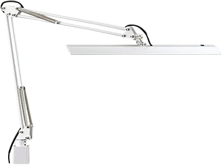 Z-LIGHT LEDデスクライト 高演色Ra90 肌色きれい 明るさ2430Lx 合金鋼 ホワイト Z-10RW
