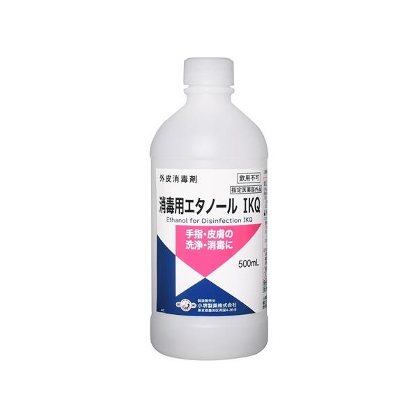 10個セット/【お取り寄せ対象品】小堺製薬 消毒用エタノールIKQ 500ml [小堺製薬]