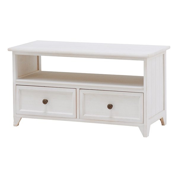 TV台 シャビーウッドファニチャー テレビボード アンティークホワイト MTV-5382AW