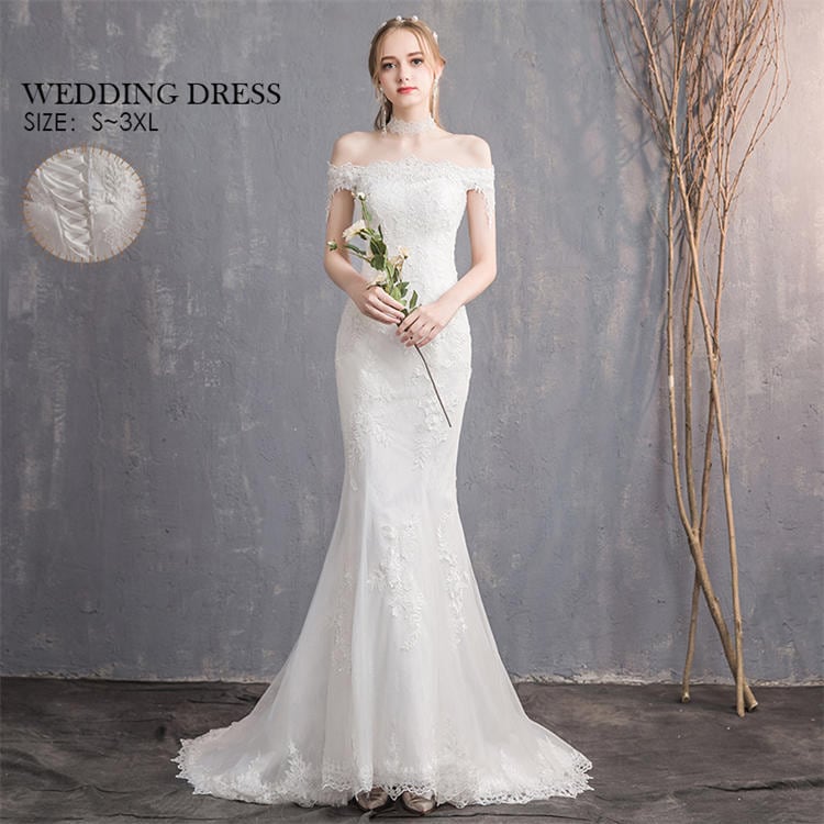 マーメイドドレス 花嫁 結婚式 ウェディングドレス 二次会 パーティードレス ワンピース レディース エンパイア 姫系 ロングドレス コンサート 30代40代 おしゃれ 披露宴 二次会ドレス 発表会