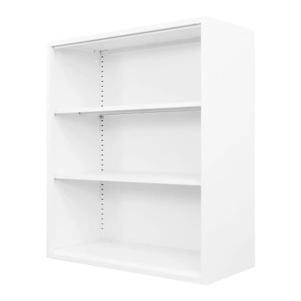 法人限定 Netforce FH-N-2-W-WH ホワイト オープン書庫 3段 スチール製 (幅900×奥行400×高さ1050mm) メーカー直送