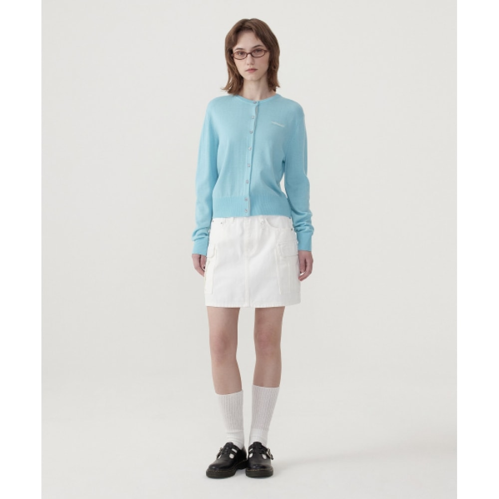 COVERNAT ウーマン カーゴデニミニスカート ホワイト 13,501円