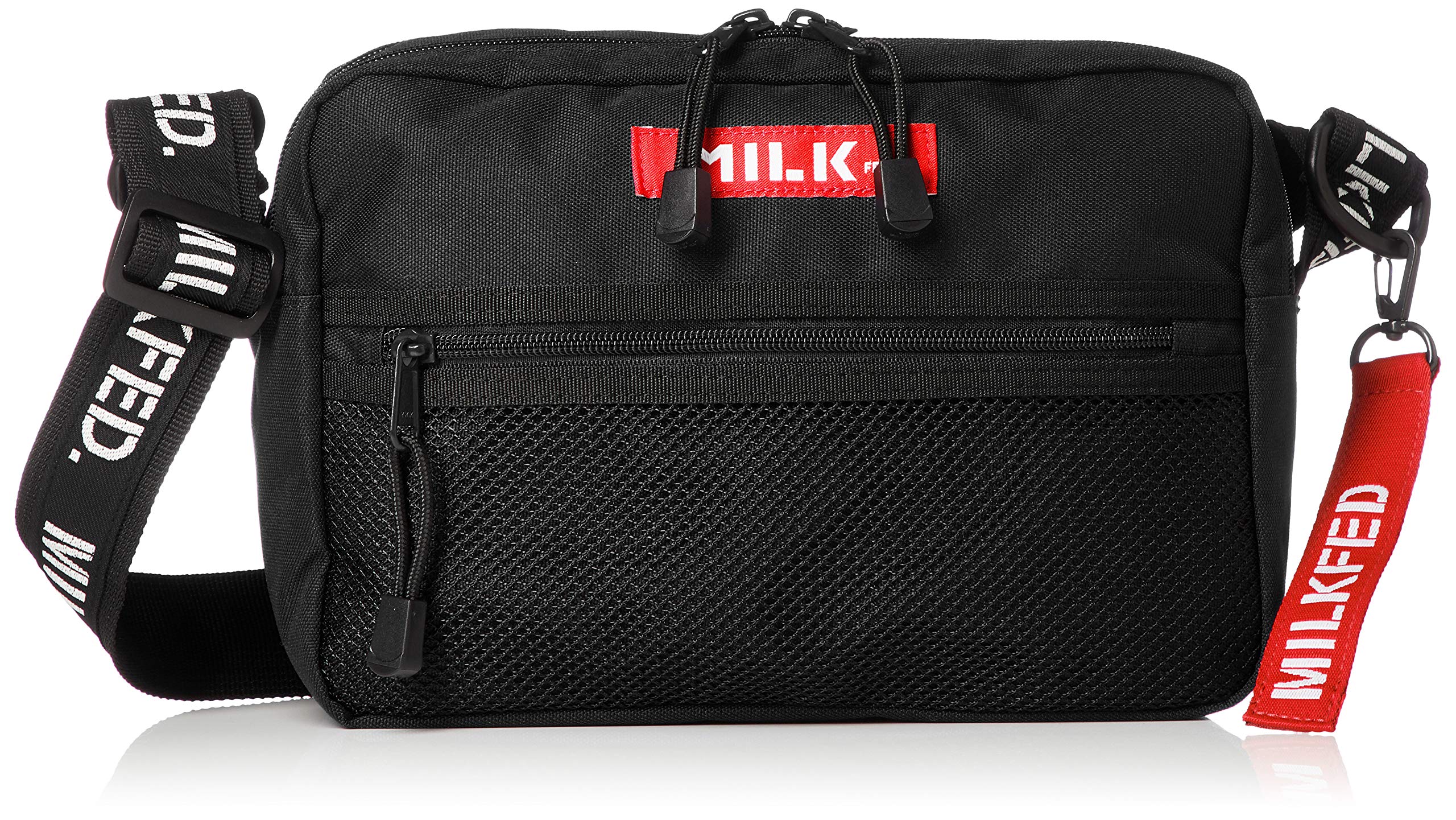[ミルクフェド] NEO LOGO TAPE SHOULDER BAG 3182098 RED