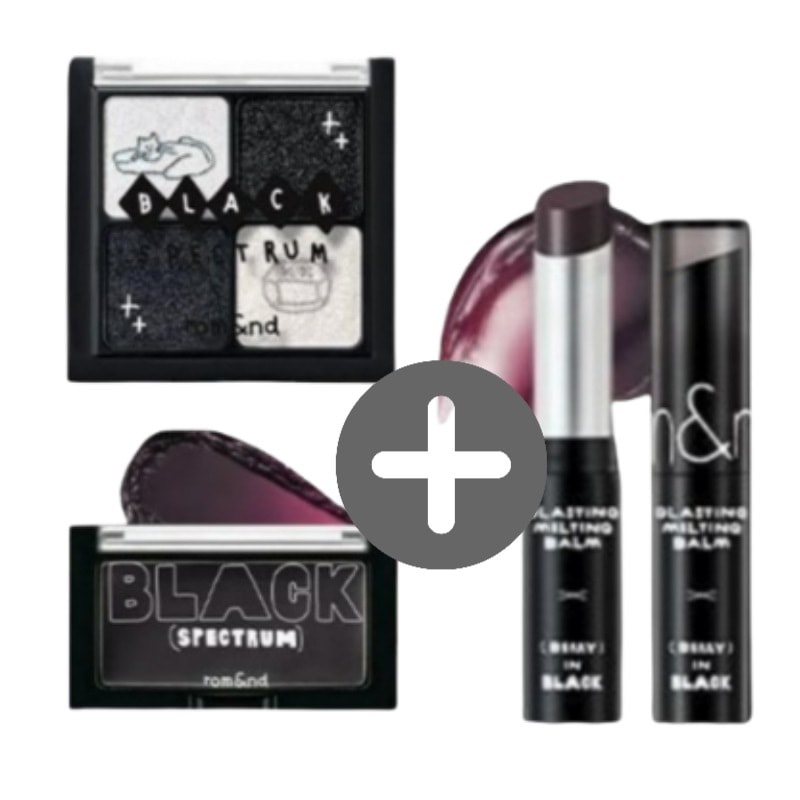 新作[ INAPSQUARE]ベラーダンアイズ(#B03 GLITZ IN BLACK)ベターザンチーク(#B03 BLACK)グラスティングメルティングバーム(#17 BERRY IN BLACK