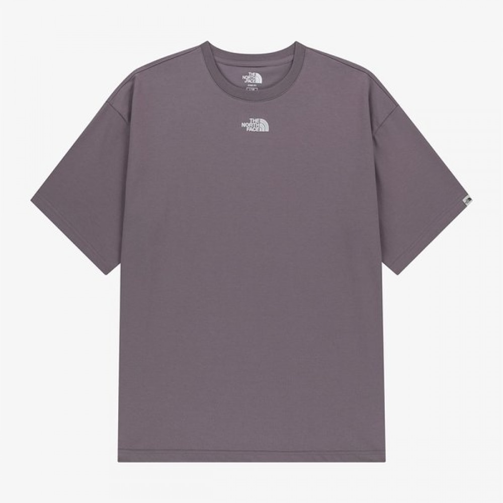 ノースフェイス ホワイトレーベル センターロゴ 半袖ラウンドT_GRAYISH LILAC NT7UR03N