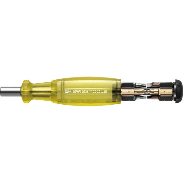 PB SWISS TOOLS ピービースイスツールズ マルチクラフト C6ドライバービットビット8本組 差替式ドライバー インサイダー イエロー 6464.YELLOW