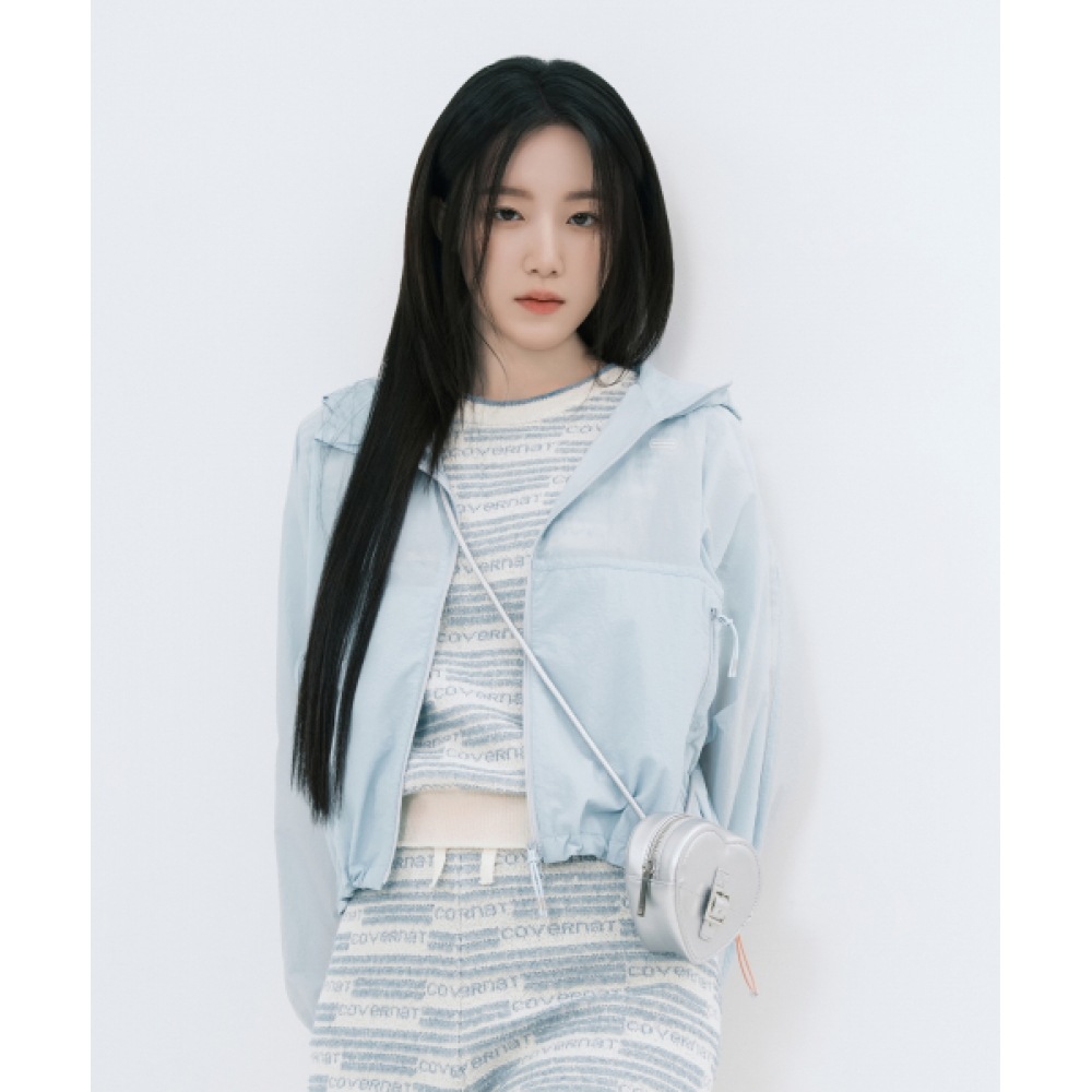 COVERNAT 女性用ブックルハーフニットアイボリー