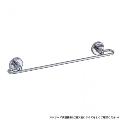シロクマ プラネットタオル掛 400mm クローム BT-30