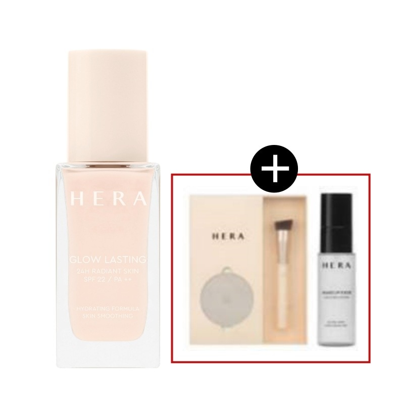 [ジェニーPICK][NEW] グローラスティングファンデーション 30ml[メイクツール+ミニフィクサー贈呈]/ 6colors 9,296円