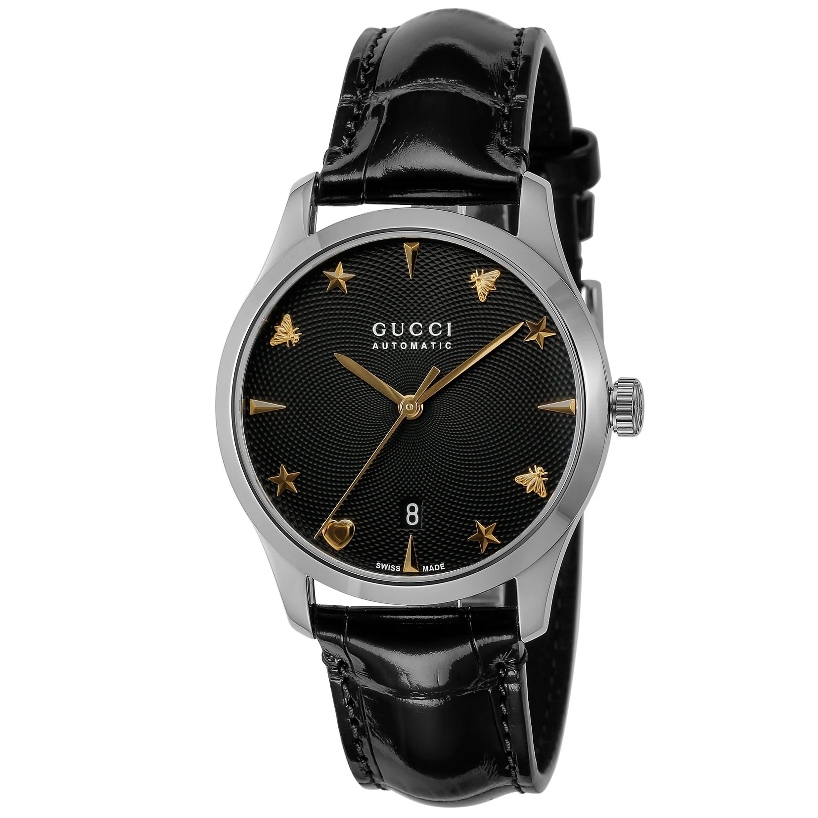 【腕時計】 GUCCI(グッチ) G-Timeless / Gタイムレス レディース ブラック 自動巻 YA126469A 時計 ブランド