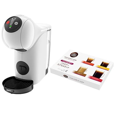 他サイト： ネスカフェ ドルチェ グスト ジェニオ エス ベーシック ピュアホワイト バラエティカプセル【コーヒーメーカー マシン】時期によりカプセル内容に変更ありの商品画像