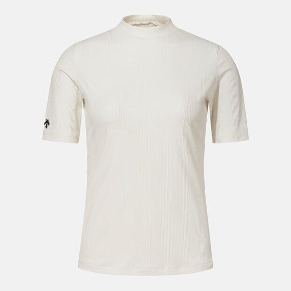 [公式] ウーマンズ リブ編み ハーフハイネック 5分袖 Tシャツ SR122PTS11