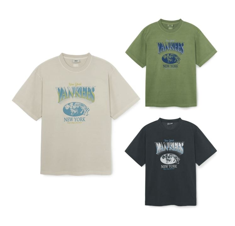 Vintage Varsity Washing Graphic T-Shirt 3ATSV6153-50CRD,3ATSV6153-50OLS,3ATSV6153-50CGD 7,985円