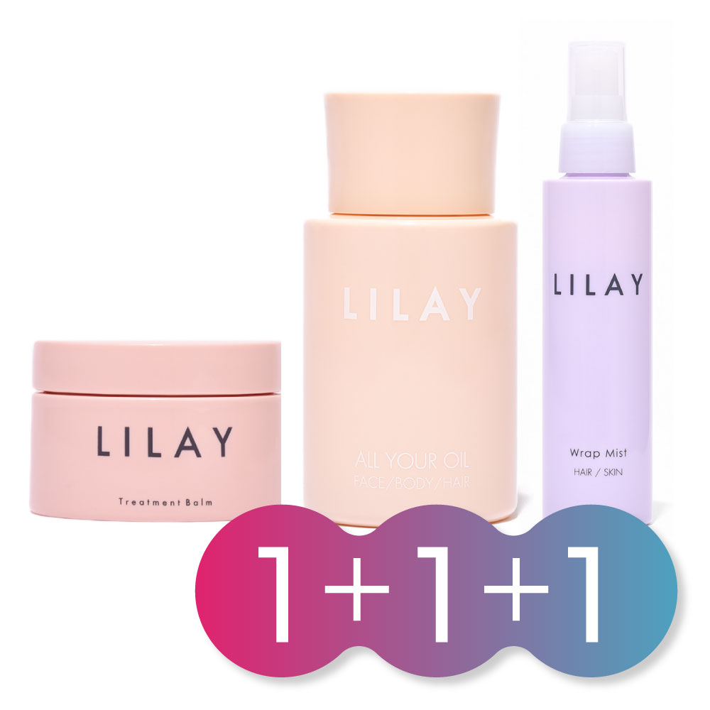 宅配便 ラップミスト120ml ＆ トリートメントバーム 40g ＆ オールユアオイル150ml セット ヘア マルチ オイルミスト 寝ぐせ直し