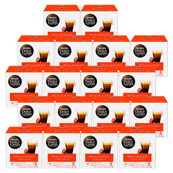 ネスカフェ ドルチェグスト 専用カプセル レギュラーブレンド18箱【4営業日以内に出荷】ネスレ ネスカフェ コーヒー ホットコーヒー