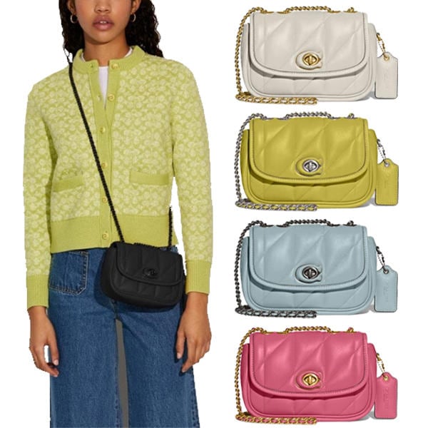 CA086 ピロー マディソン ショルダー バッグ 18 ウィズ キルテッド