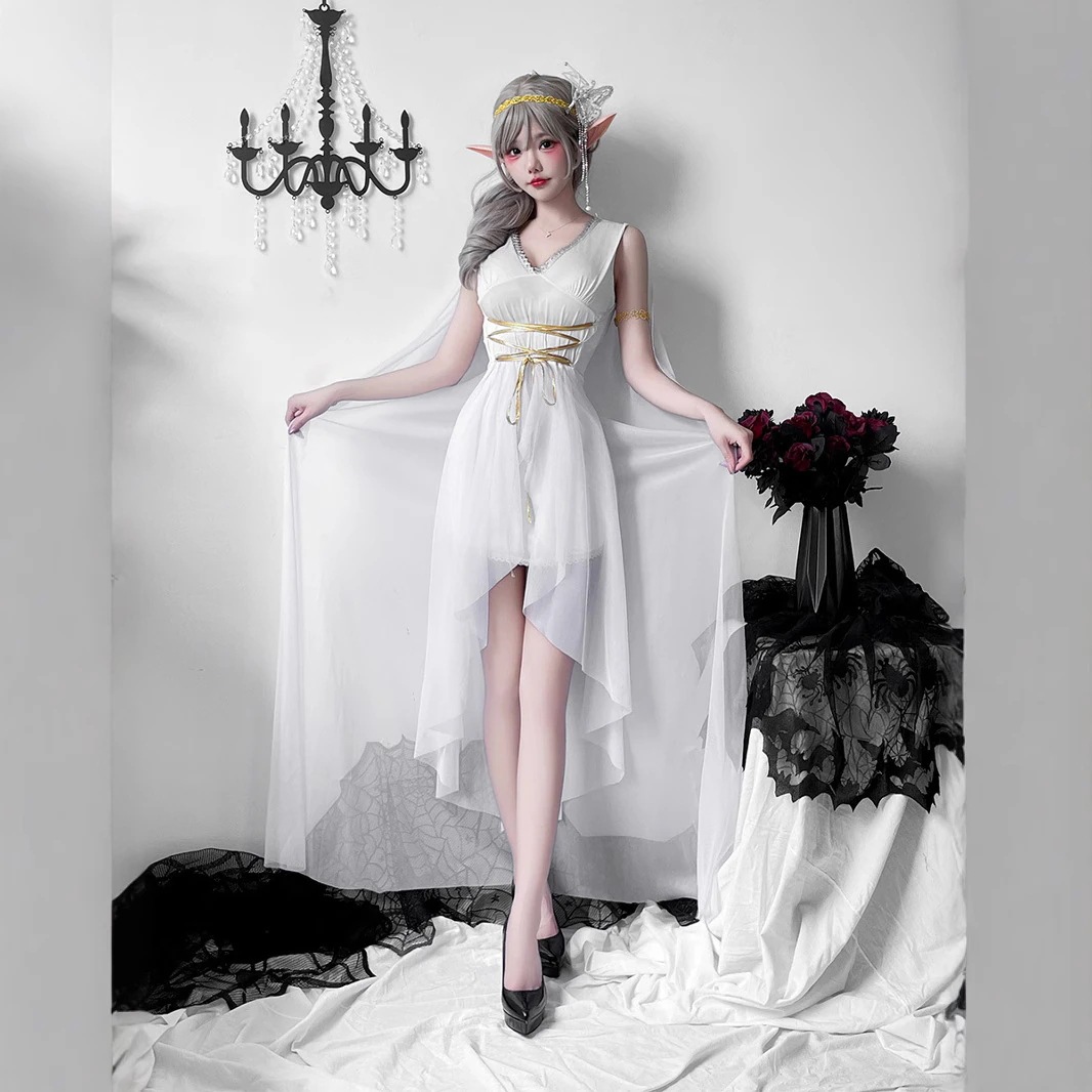 【急速出荷】無.料2025新作コススカートワンピースクレオパトラフォックス